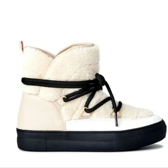 Scoop Women's 11 Faux Shearling Boots - Picture 2 of 7